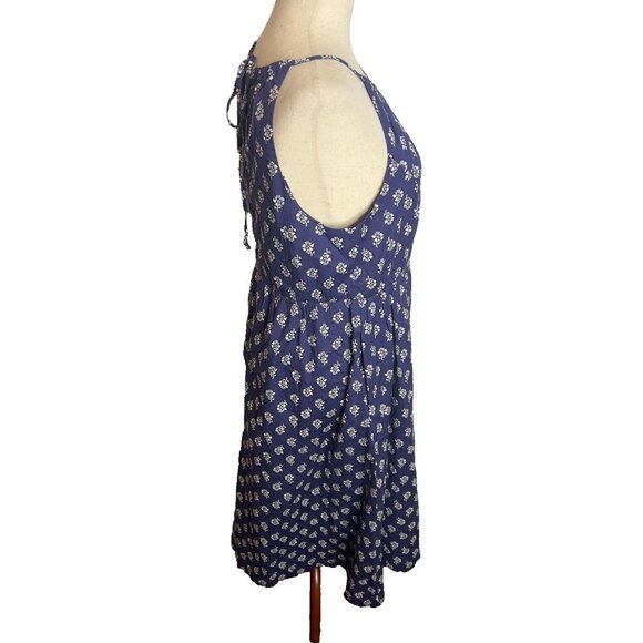 J.Crew $128 Petite strappy poplin halter dress Size P10 CK723 - Picture 5 of 8